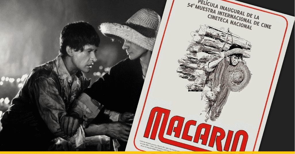 Escena y póster de 'Macario'