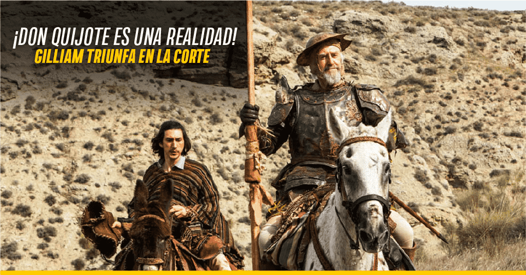 Adam Driver y Jonathan Pryce en 'The Man Who Killed Don Quixote'