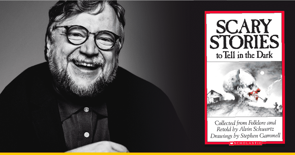 Del Toro y la portada de 'Scary Stories To Tell In The Dark'