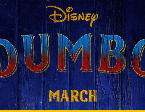 Parte del póster de Dumbo de Tim Burton