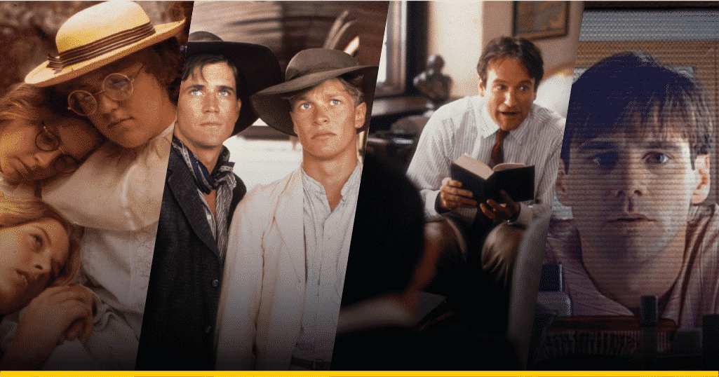 Imágenes de: Picnic at Hanging Rock, Galipoli, Dead Poets Society y The Truman Show
