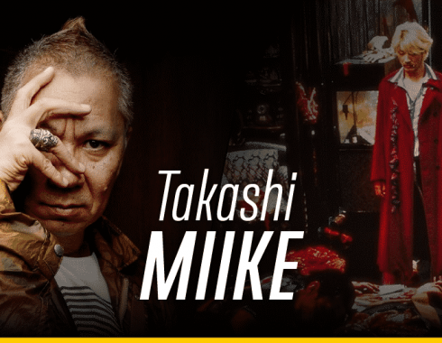 Takashi Miike y una escena de 'Ichi the Killer'