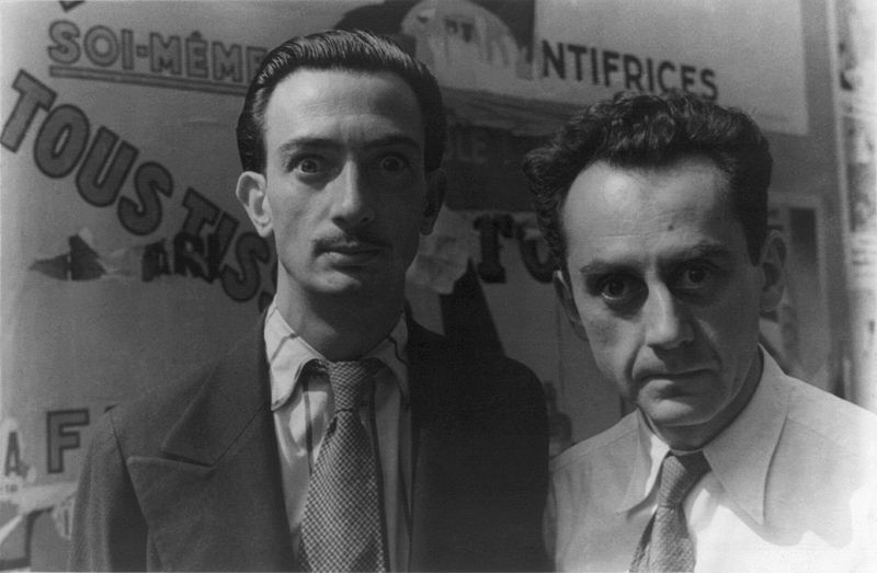 Salvador Dalí (izquierda), Luis Buñuel (derecha). Fuente: Proyecto IDIS
