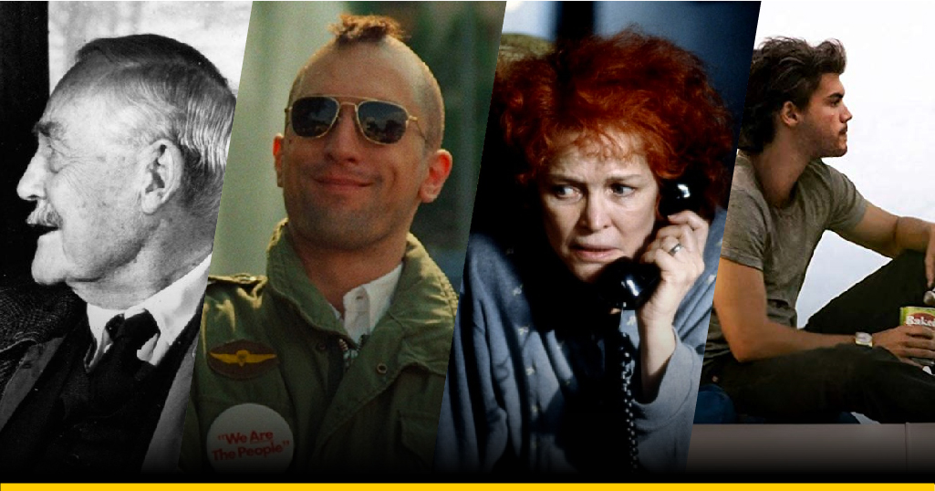 Imágenes de Wild Strawberries, Taxi Driver, Requiem for a Dream e Into the Wild